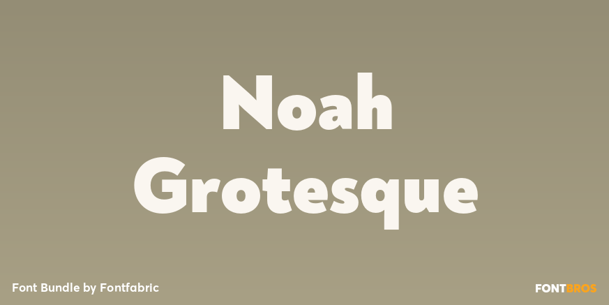 Noah Grotesque Poster