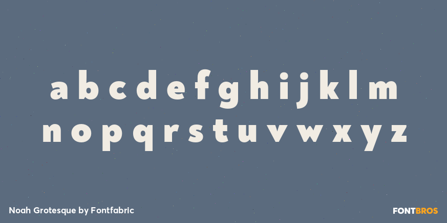 Noah Grotesque Font Poster #3
