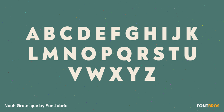 Noah Grotesque Font Poster #1