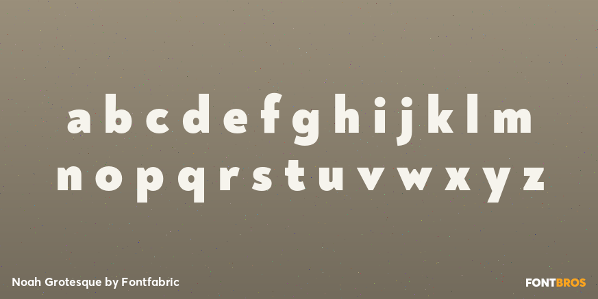 Noah Grotesque Font Poster #1