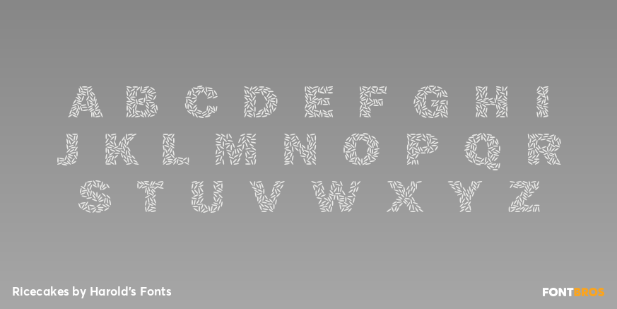 Ricecakes Font Poster #2