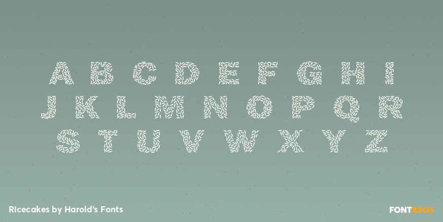 Ricecakes Font Poster #1