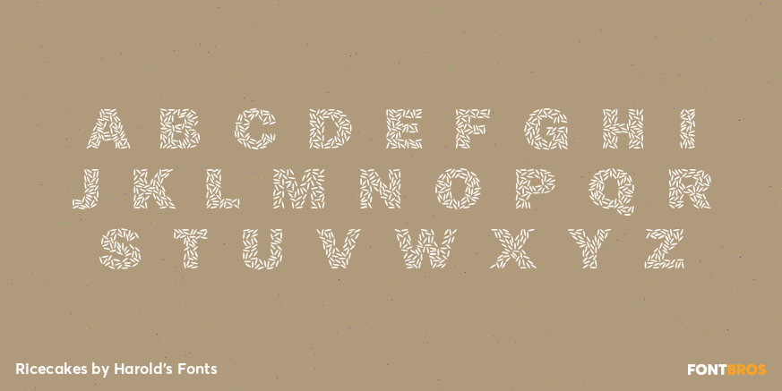 Ricecakes Font Poster #1