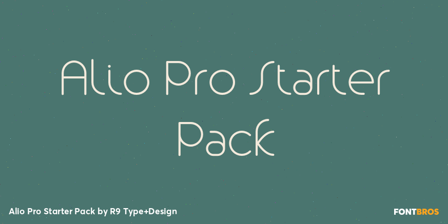 Alio Pro Starter Pack Poster