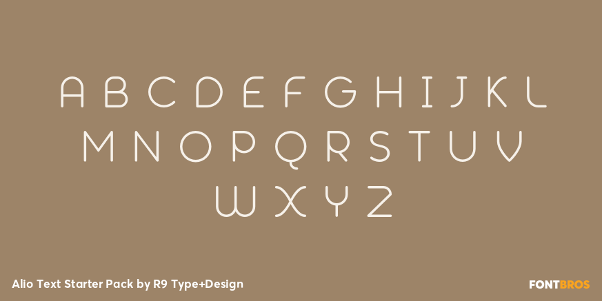 Alio Text Starter Pack Font Poster #2