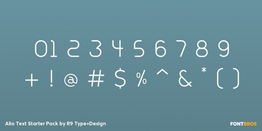 Alio Text Starter Pack Font Poster #4