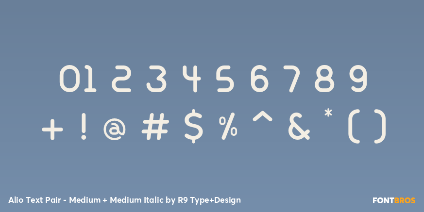 Alio Text Pair - Medium + Medium Italic Font Poster #4