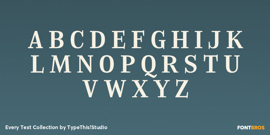 Every Text Collection Font Poster #2