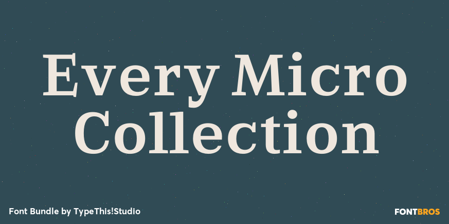 Every Micro Collection Poster