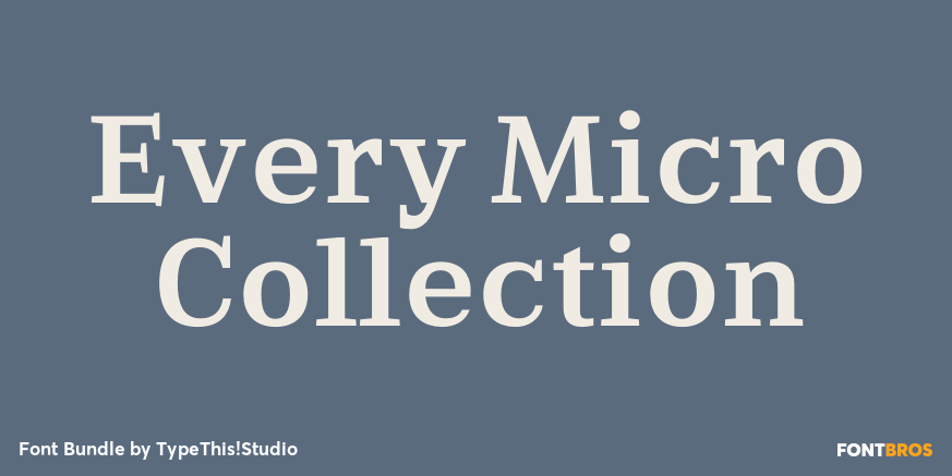 Every Micro Collection Poster
