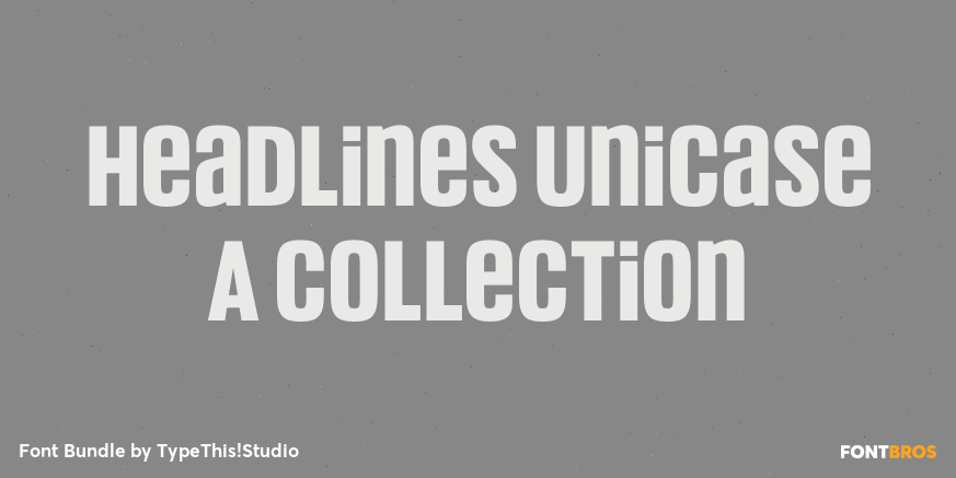 Headlines Unicase A Collection Poster