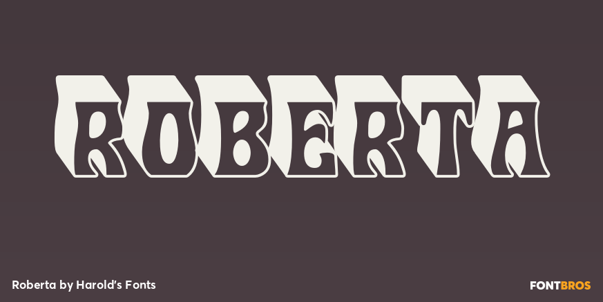 Roberta Font Poster #1