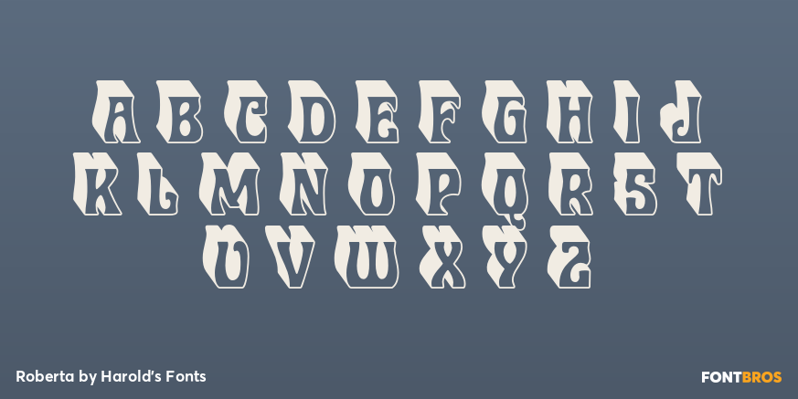 Roberta Font Poster #2