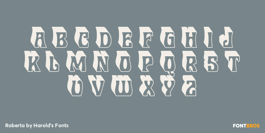 Roberta Font Poster #3