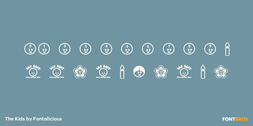 The Kids Font Poster #1