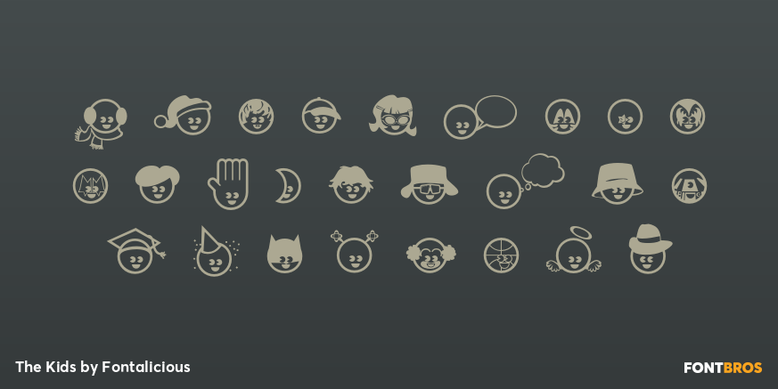 The Kids Font Poster #1