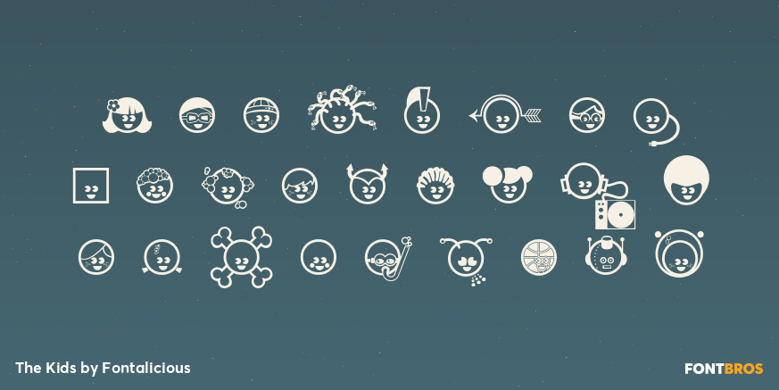 The Kids Font Poster #1