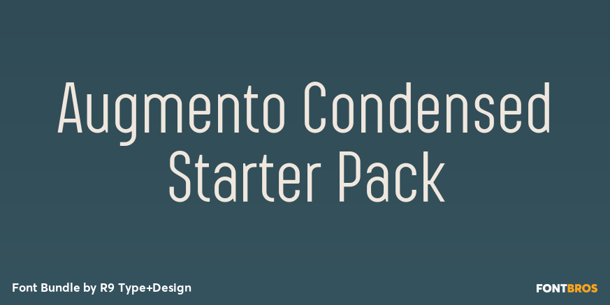 Augmento Condensed Starter Pack Font Poster #1