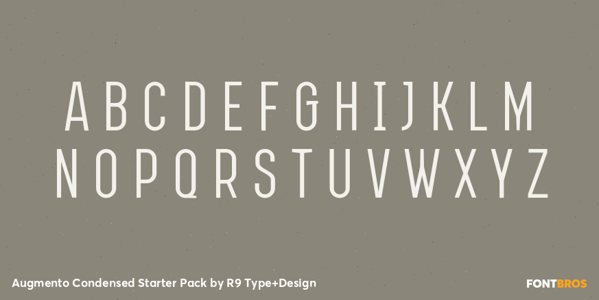 Augmento Condensed Starter Pack Font Poster #2