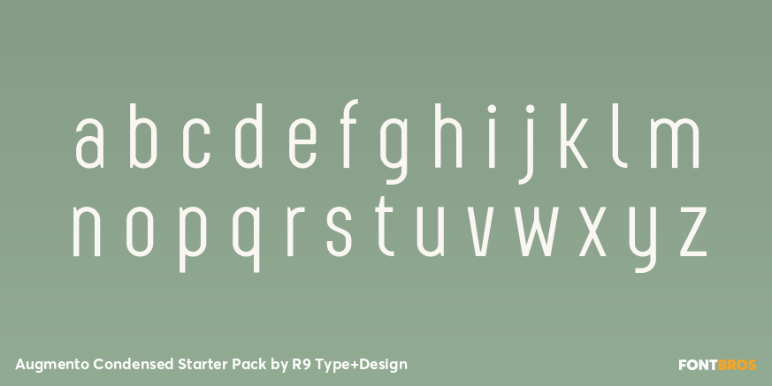 Augmento Condensed Starter Pack Font Poster #3