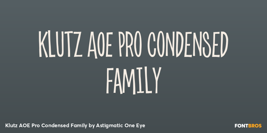 Klutz AOE Pro Condensed Family Poster