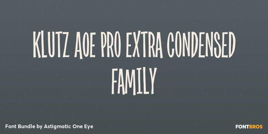 Klutz AOE Pro Extra Condensed Family Poster