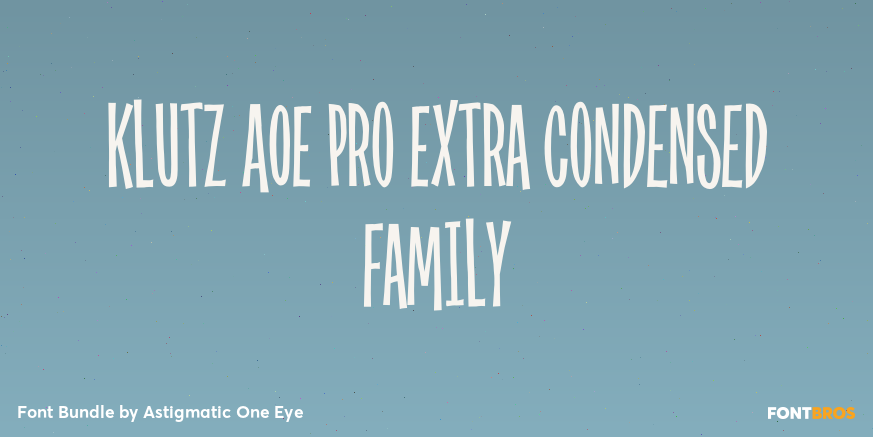 Klutz AOE Pro Extra Condensed Family Poster