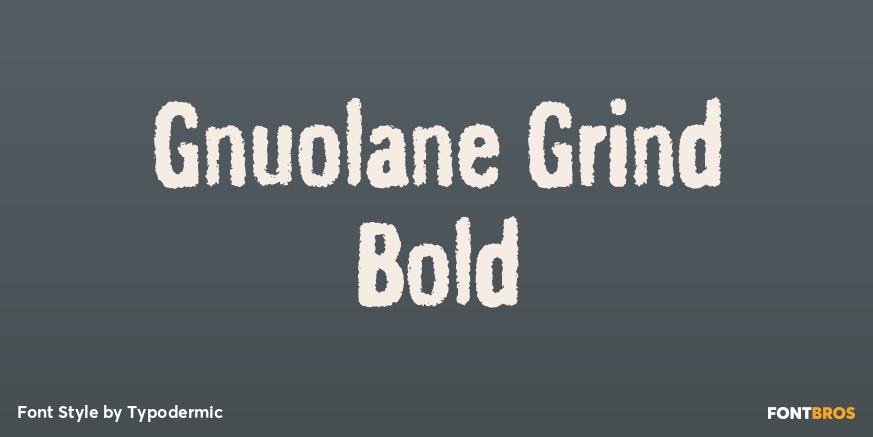 Gnuolane Grind Bold Font Poster #1