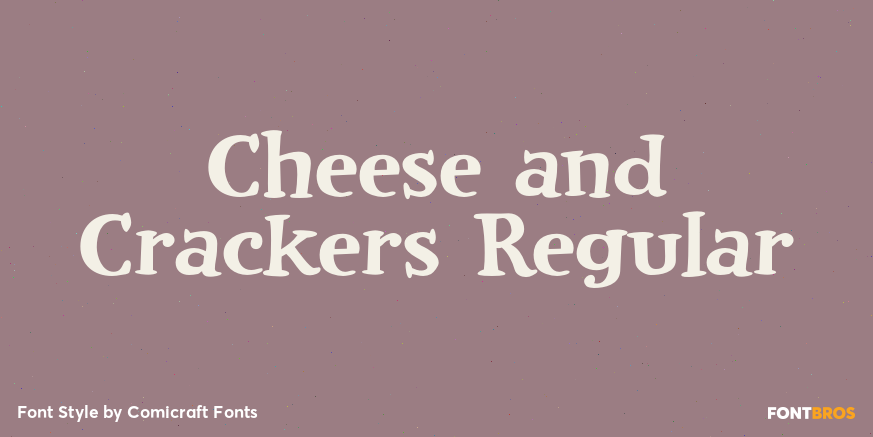 Cheese and Crackers Regular Poster