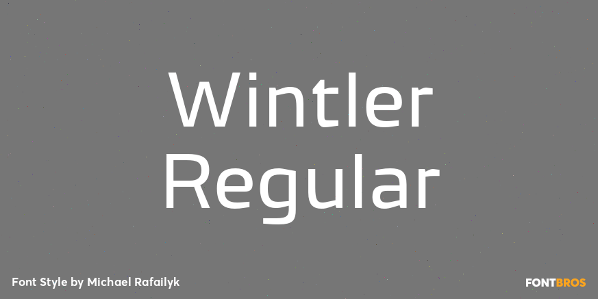 Wintler Regular Poster
