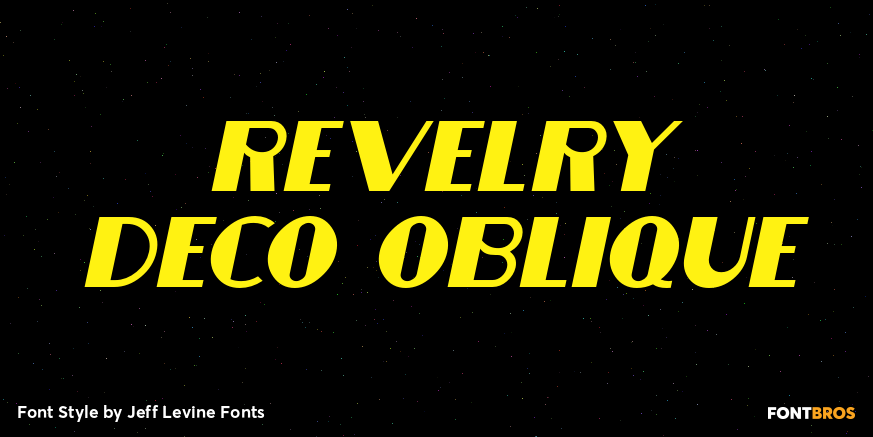 Revelry Deco Oblique Poster