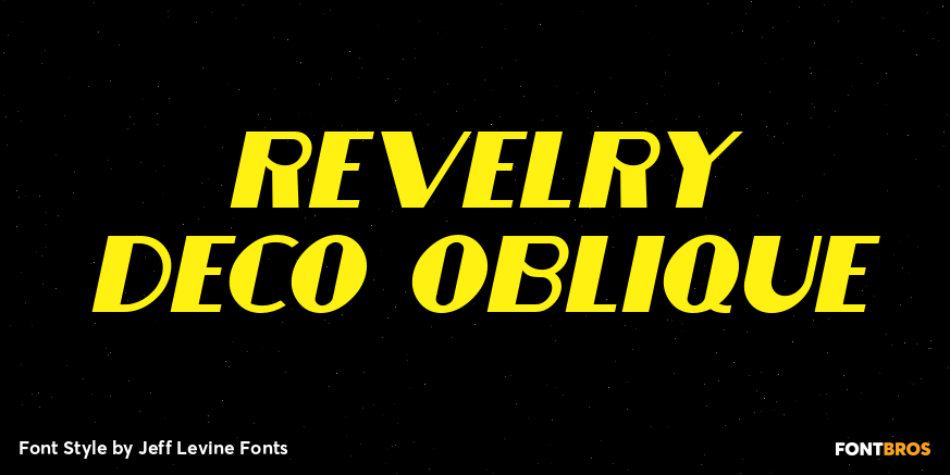 Revelry Deco Oblique Poster