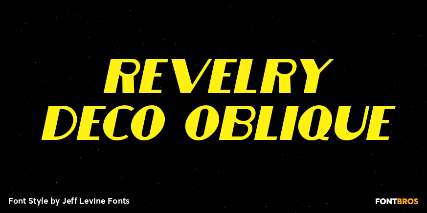 Revelry Deco Oblique Poster