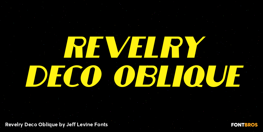 Revelry Deco Oblique Poster