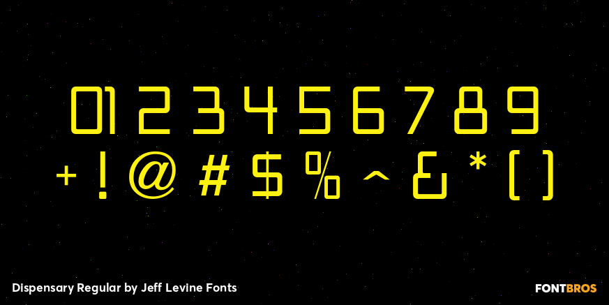 Dispensary Regular Font Poster #4