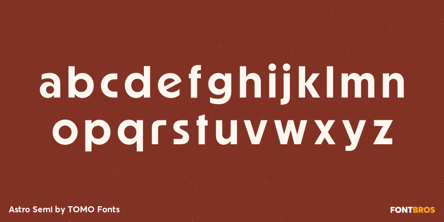 Astro Semi Font Poster #1