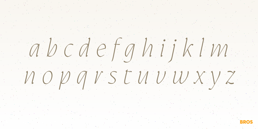 Auge Light Italic Font Poster #3