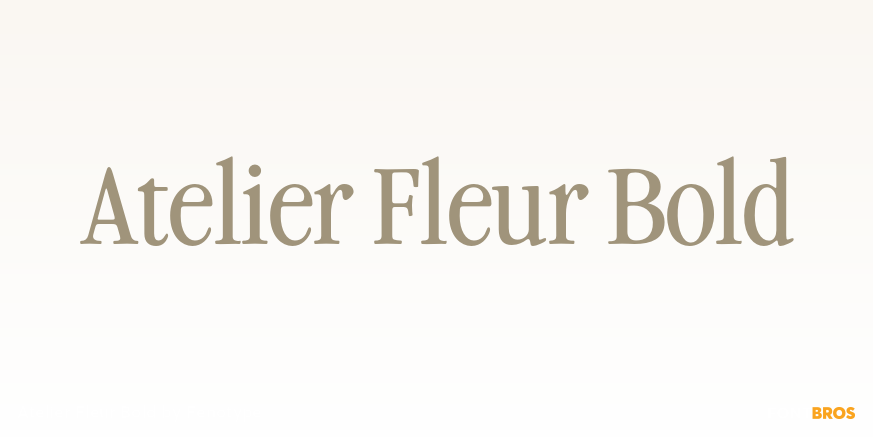 Atelier Fleur Bold Poster