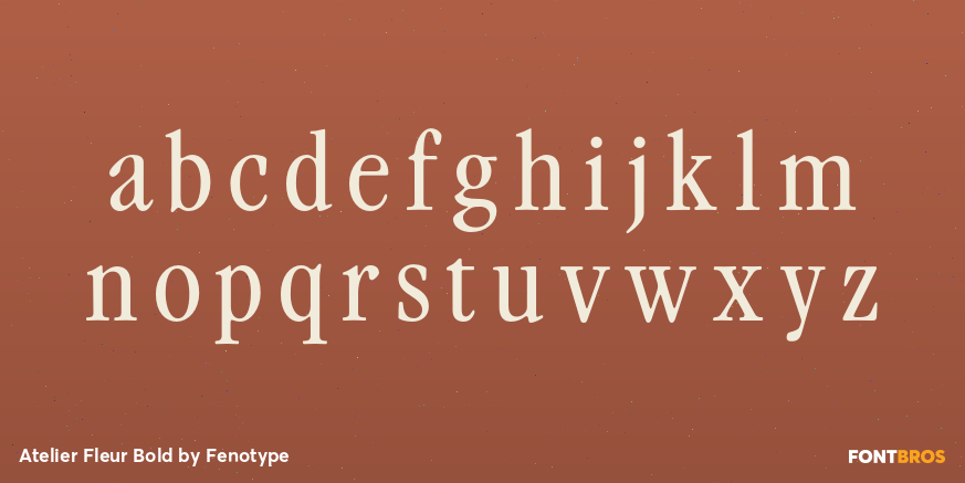 Atelier Fleur Bold Font Poster #3