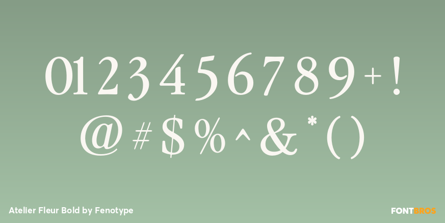 Atelier Fleur Bold Font Poster #4