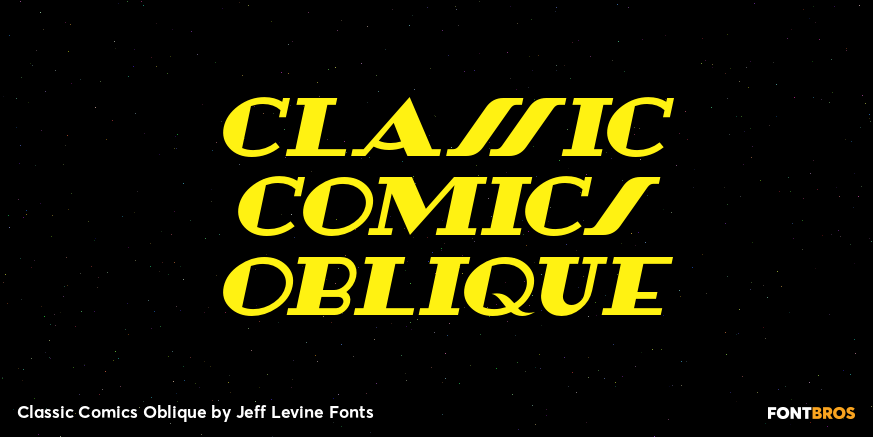 Classic Comics Oblique Poster