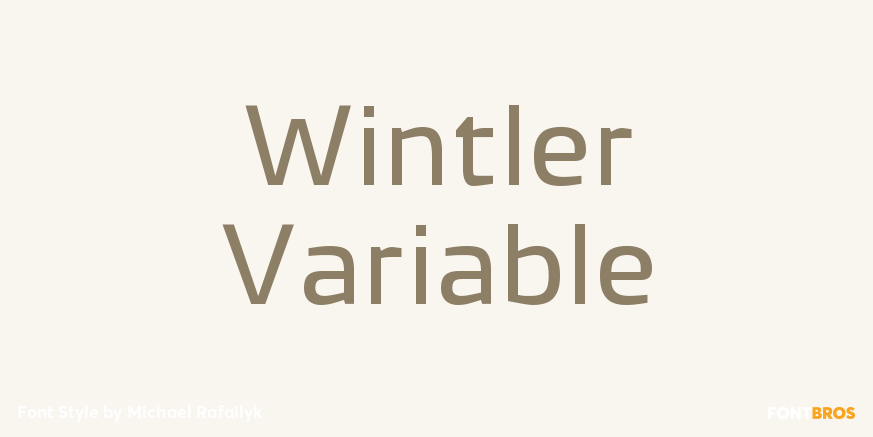Wintler Variable Poster