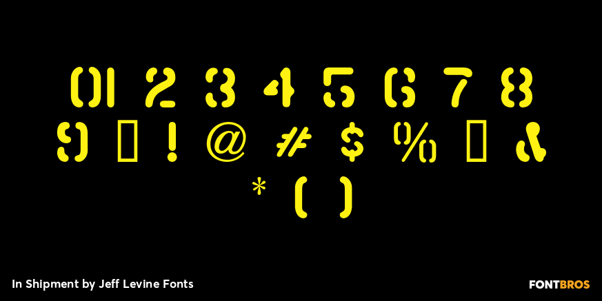 In Shipment Font Poster #4