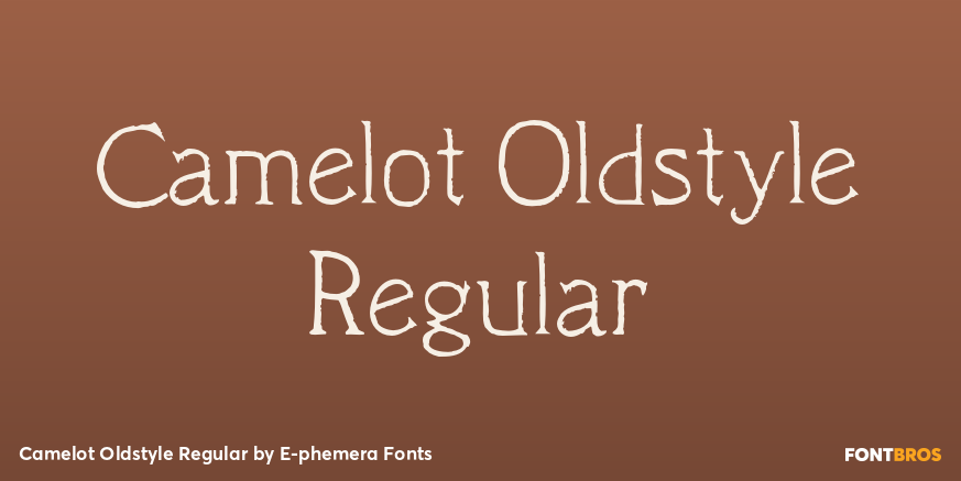 Camelot Oldstyle Regular Poster