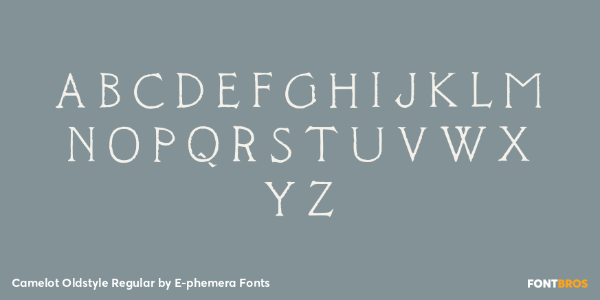 Camelot Oldstyle Regular Font Poster #2