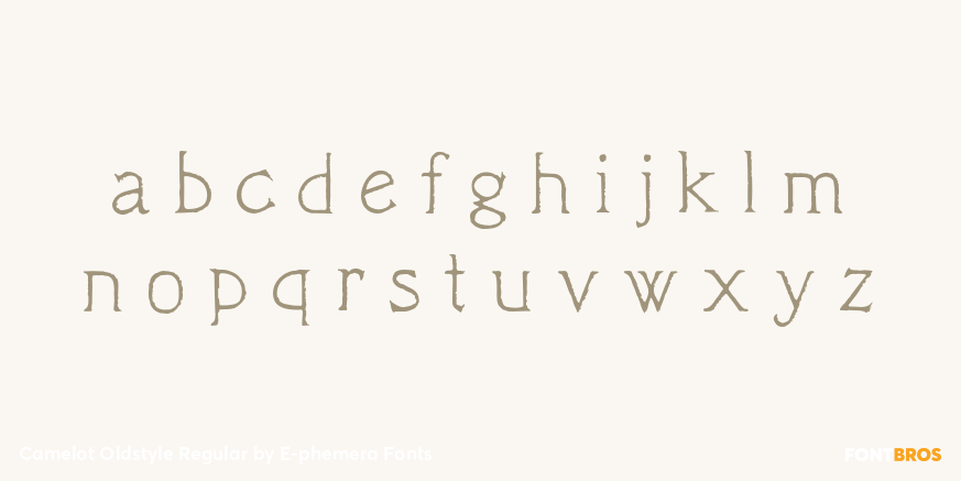 Camelot Oldstyle Regular Font Poster #3
