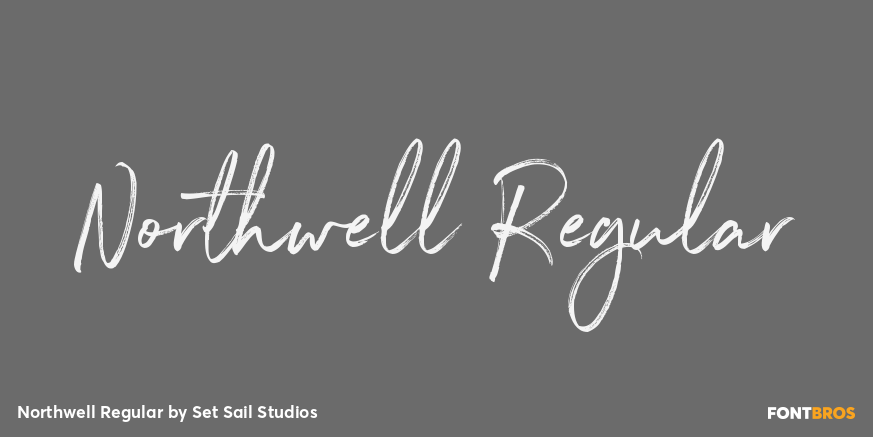 Northwell Regular Font Poster #1