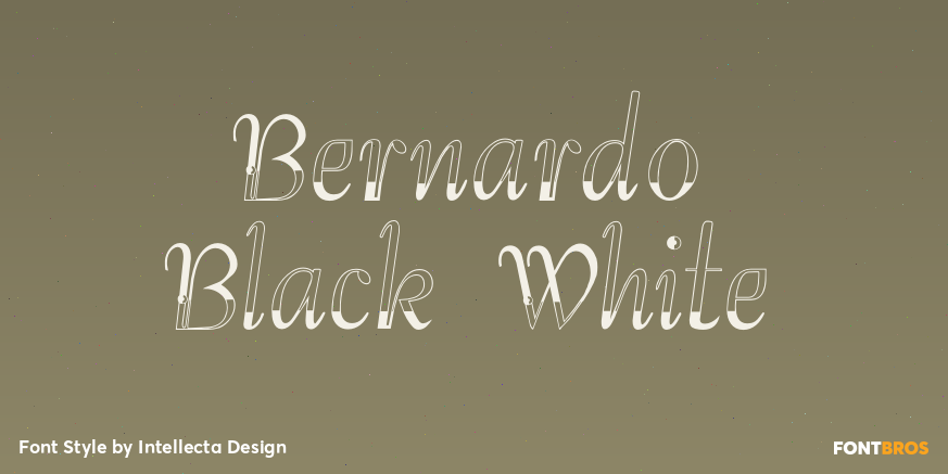 Bernardo Black White Poster