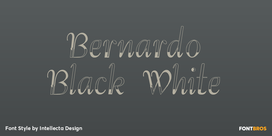 Bernardo Black White Poster