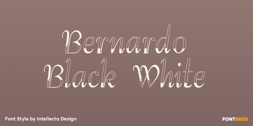 Bernardo Black White Poster